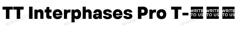 TT Interphases Pro T字体转换